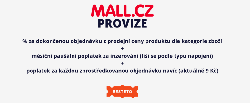 Provize pro MALL.cz za inzerci